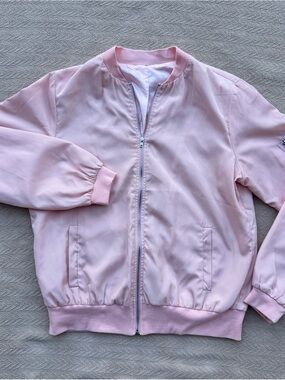Women’s Light Pink Bomber Jacket